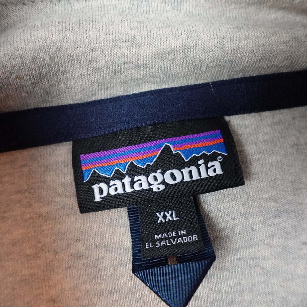 Patagonia Shearling Button Pullover Mens 2XL Oatmeal Fleece 26140 FA22 - Picture 3 of 9